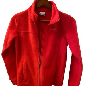 Columbia Red Kids Fleece Jacket